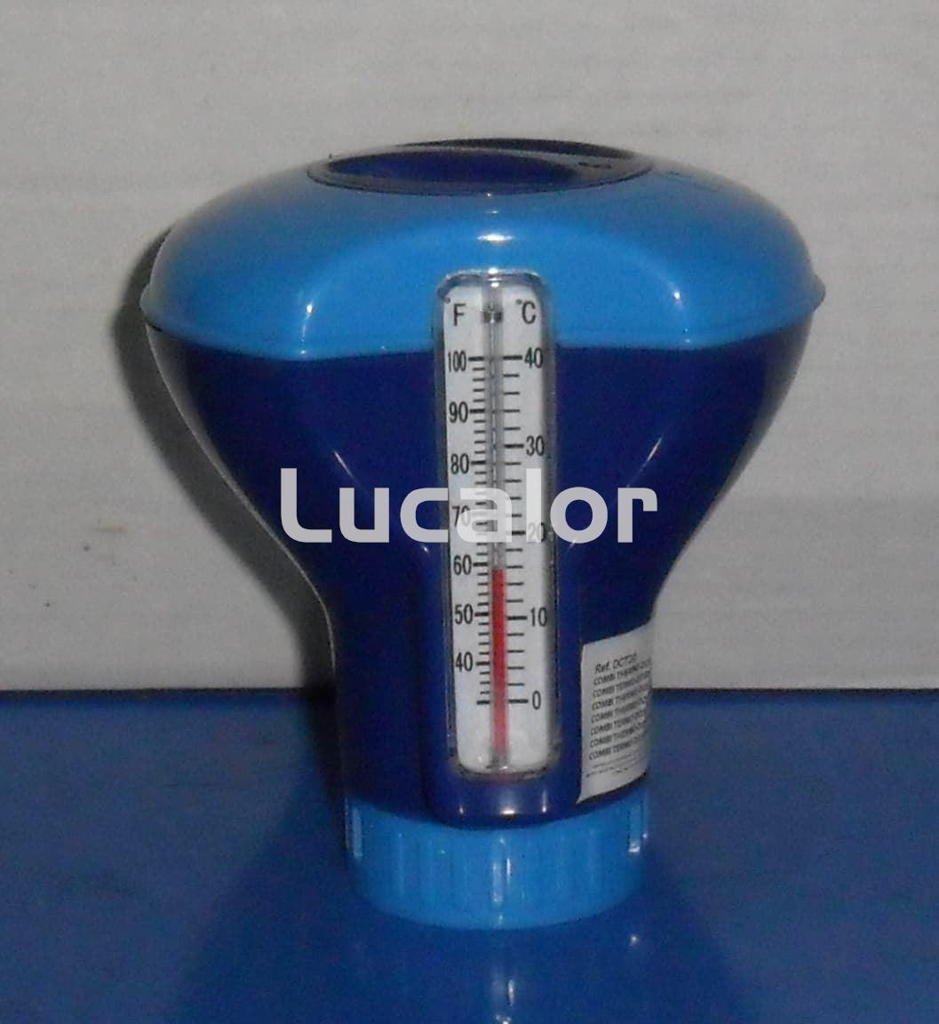 Combi-termometro dosificador azul pastillas de 20 gr - Imagen 1