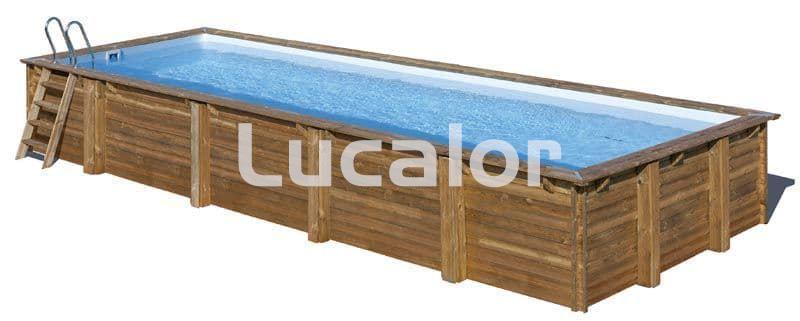 Piscina madera gre forma rectangular modelo MINT ( 10.10 x4.18 x H 146 m ) - Imagen 2