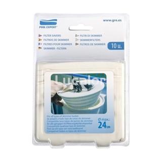 40045 Filtros para skimmers Gre – 10 ud. todos - Imagen 1