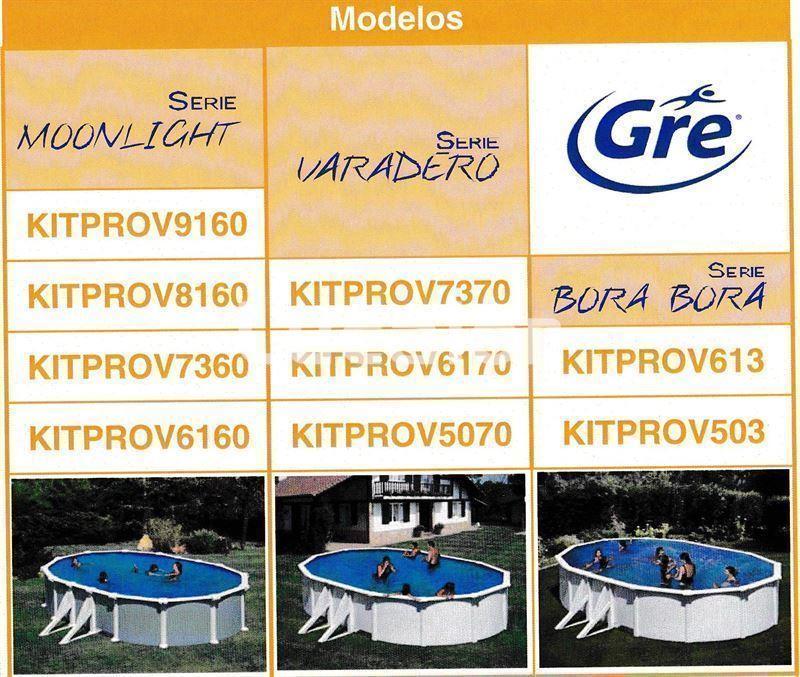 Adaptador externo unión perfil inferior piscina redondas y ovaladas  gre - Imagen 2