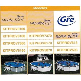 Adaptador externo unión perfil inferior piscina redondas y ovaladas gre - Imagen 2