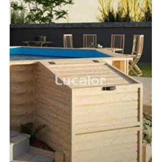 Caseta vacia gre de madera para depuradoras H146 - Imagen 2