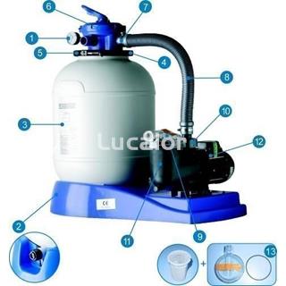 Conjunto bomba motor compact 3/4 CV depuradora gre AR-1350 y AR 7051 - Imagen 2