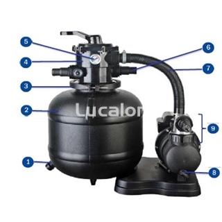 Conjunto bomba motor depuradora gre FAE 380 - Imagen 2