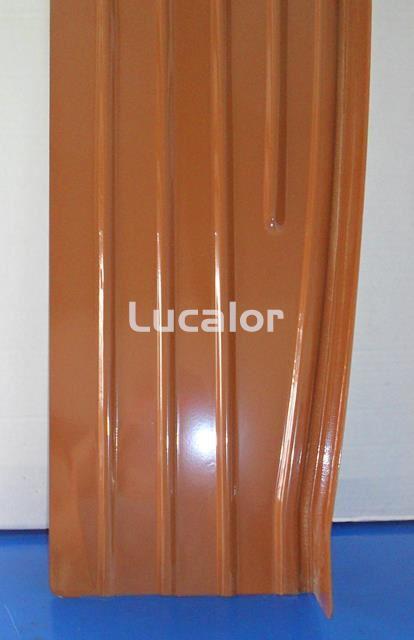 Conjunto dos ud chapa inferior para piscina gre ovalada  aspecto madera (centro  pilares) - Imagen 1