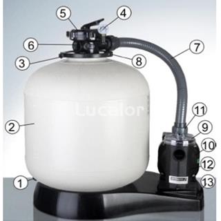 Conjunto manguera Ø 50 mm depuradora gre fa6100 - Imagen 2