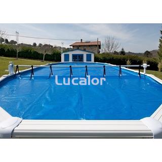 Enrrollador de gre para cubiertas piscinas elevadas - Imagen 2