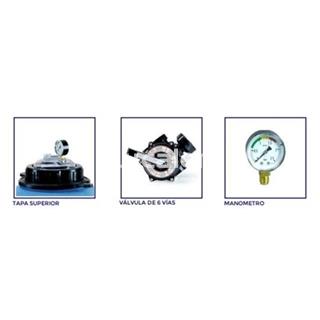 Filtro piscina Inyectado QP Ciclón con Válvula Lateral - Imagen 2