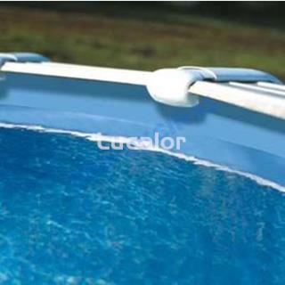 Liner Azul piscina Gre en ocho 40/100 - Altura 120 - Sistema colgante - Imagen 2
