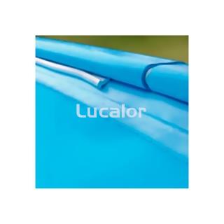 Liners azul para piscinas enterrar gre ovaladas serie morea y madagascar H 150 cm - Imagen 1