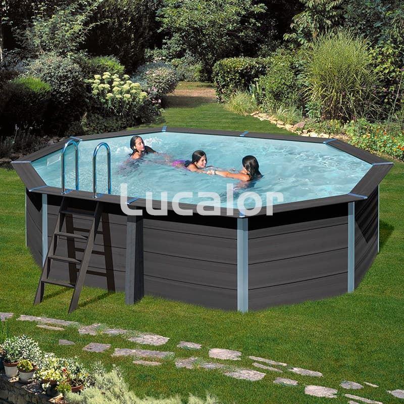 Piscina composite de gre forma ovalada modelo KPCOV52L ( 524 x 386 x H 124 ) - Imagen 2