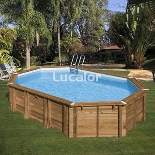 Piscina madera de Gre forma modelo Macadamia ( 632 x 335 x 130 cm ) - Imagen 2