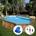 Piscina madera de gre forma ovalada modelo Safran 2 ( 620 x 395 x H 136 cm ) - Imagen 1