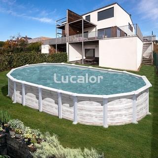 Piscinas Gre ovaladas sin patas laterales altura 132 cm - Imagen 2