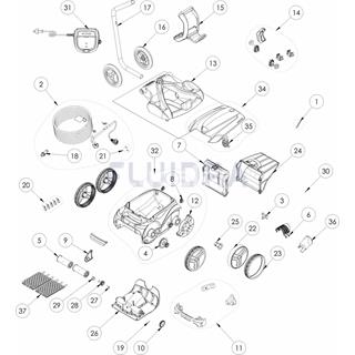 Rodillos portacipillos (pack 2 uds ) Zodia Vortex de gre - Imagen 2