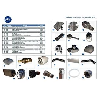 Soporte alcachofa inox duchas gre - Imagen 2