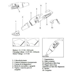 Soporte perti ga telescopica limpiafondos Electric Vac Plus de gre - Imagen 2