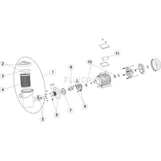Turbina bombas fiji 4 para depuradoras gre FA6050 - Imagen 2
