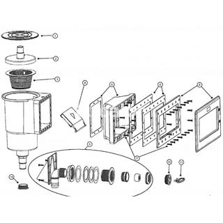 Válvula retorno skimmmer Gre AR 101 americano - Imagen 2