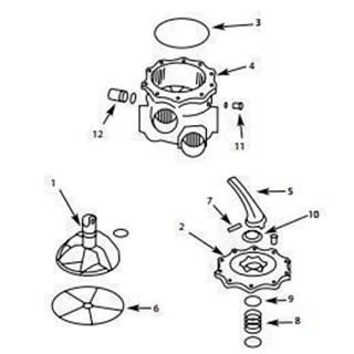 Visor + junta válvula lateral de Qp - Imagen 2